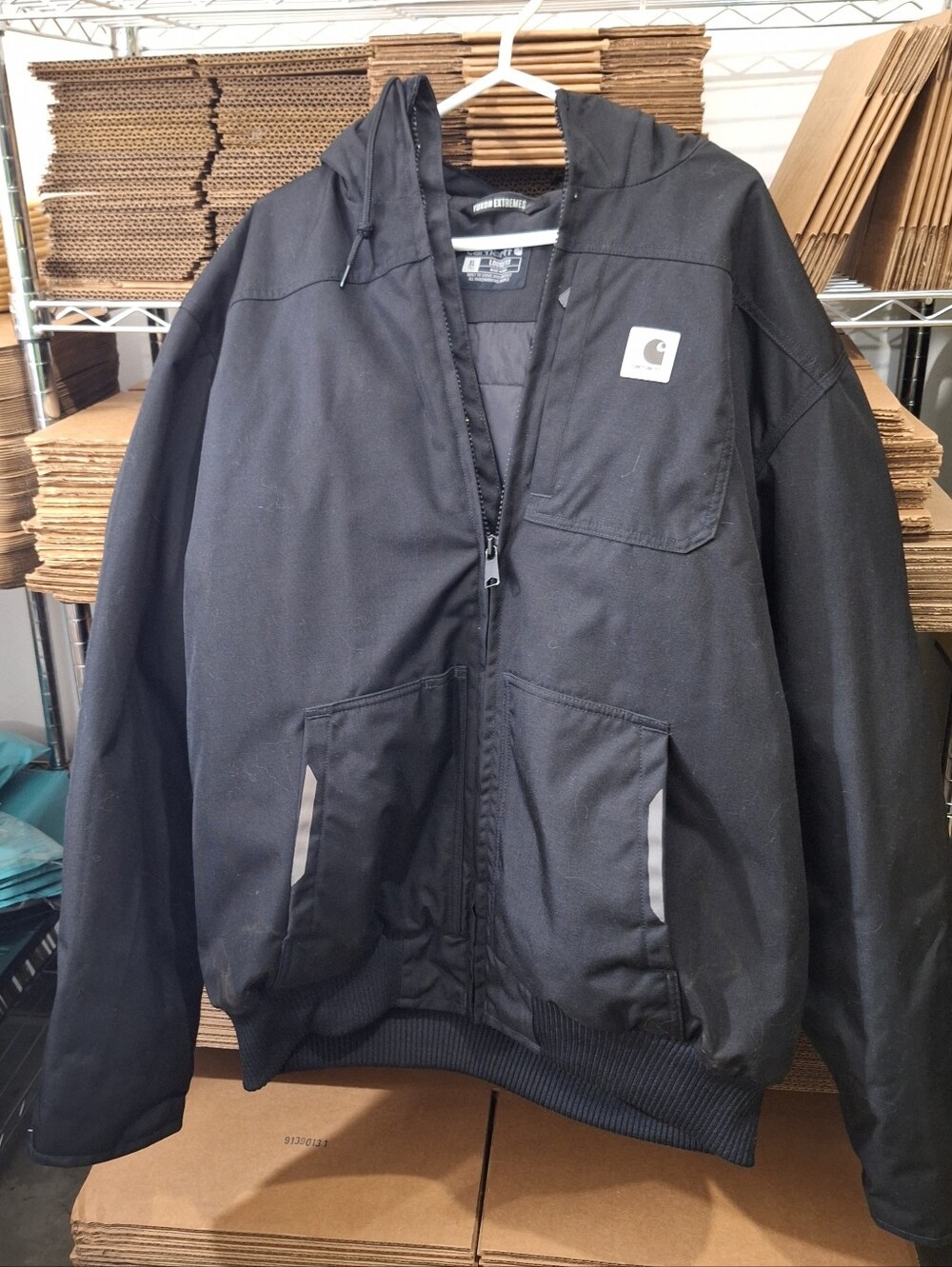 Carhartt XL TALL Black YUKON EXTREMES Jacket Like New